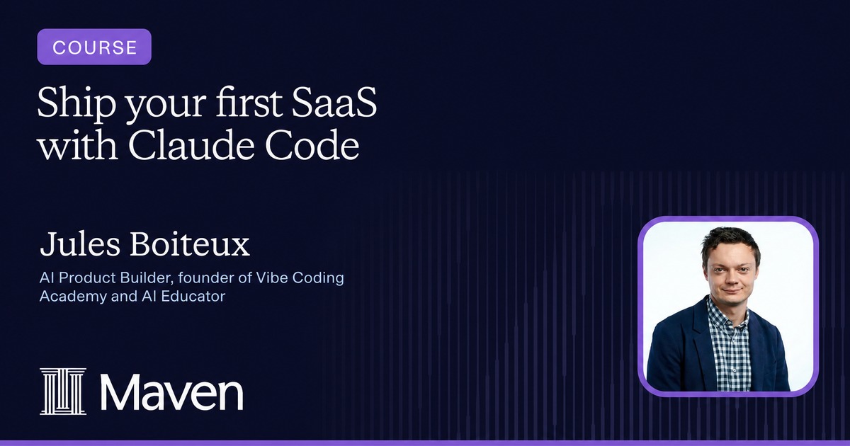 Ship Your First SaaS with Claude Code